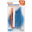 Doft Envelope Interdental Brushes 12 Τεμάχια - Μέγεθος 0.4mm Πορτοκαλί