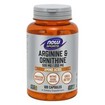Now Foods Arginine & Ornithine 500mg / 250mg Συμπλήρωμα Διατροφής που Συνδυάζει δύο Αμινοξέα, για Παραγωγή Ενέργειας 100 Caps