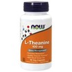 Now Foods L-Theanine 100mg (Suntheanine & Grean Tea) Συμπλήρωμα Διατροφής με Ηρεμιστική & Αγχολυτική Δράση 90 Vegcaps