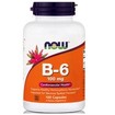 Now Foods B-6 Βιταμίνη που Συμμετέχει σε Πάρα Πολλές Σωματικές Λειτουργίες 100mg 100caps