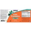 Now Foods Iron Complex 100tabs