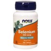 Now Foods Selenium 100mcg Yeast Free Selenomethionine Vegetarian Συμπλήρωμα Διατροφής Αντιοξειδωτικό Ενίσχυση Θυρεοειδή 100 tabs