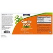 Now Foods Garlic 5000 Συμπλήρωμα Διατροφής Άοσμου Σκόρδου, Αντιμετώπιση της Χοληστερόλης & Υποστήριξη Καρδιαγγειακού 90 Tabs