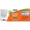 Now Foods Ginkgo Biloba 60mg 60veg.caps