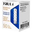 Fora 6 Blood Glucose Test Strips 50 Τεμάχια
