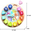 Oops My Clock Blocks Multi-Activity Wooden Toys 18m+, 1 Τεμάχιο Oops My Clock Blocks Multi-Activity Wooden Toys 18m+, 1 Τεμάχιο