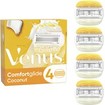 Gillette Venus Comfortglide Coconut Plus Olay Razor Blades 4 Τεμάχια Gillette Venus Comfortglide Coconut Plus Olay Razor Blades 4 Τεμάχια