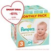 Pampers Premium Care Monthly Pack Νο3 (6-10kg) 204 πάνες Pampers Premium Care Monthly Pack Νο3 (6-10kg) 204 πάνες