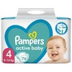 Pampers Active Baby No4 (9-14kg) Giant Pack 76 πάνες