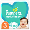 Pampers Active Baby Mega Pack Νο3 (6-10 kg) 152 πάνες