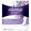 Always Discreet Liners Normal Σερβιετάκια για την Ακράτεια 44 Τεμάχια Always Discreet Liners Normal Σερβιετάκια για την Ακράτεια 44 Τεμάχια