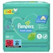 Pampers Πακέτο Προσφοράς Fresh Clean Wipes 208 Τεμάχια (4x52 Τεμάχια) 2+2 Δώρο
