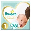 Pampers Premium Care Πάνες No 1 (2-5kg) 78Τμχ Pampers Premium Care Πάνες No 1 (2-5kg) 78Τμχ