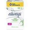 Always Cotton Protection Sanitary Towels Size 2, 18 Τεμάχια