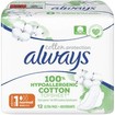 Always Cotton Protection Normal Σερβιέτες με Φτερά & Κάλυμμα από 100% Οργανικό Βαμβάκι για Κανονική Ροή 12 Pads