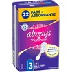 Always Platinum Day & Night Pads Size 3, 22 Τεμάχια Always Platinum Day & Night Pads Size 3, 22 Τεμάχια