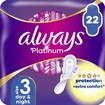 Always Platinum Day & Night Pads Size 3, 22 Τεμάχια Always Platinum Day & Night Pads Size 3, 22 Τεμάχια