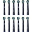 Oral-B Pro Cross Action Medium Electric Toothbrush Replacement Head Black Edition 12 Τεμάχια