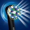 Oral-B Pro Cross Action Medium Electric Toothbrush Replacement Head Black Edition 12 Τεμάχια