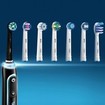 Oral-B Pro Cross Action Medium Electric Toothbrush Replacement Head Black Edition 12 Τεμάχια