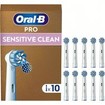 Oral-B Pro Sensitive Clean Soft Electric Toothbrush Head Replacement White 10 Τεμάχια