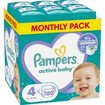 Pampers Active Baby Monthly Pack Νο4 (9-14kg) 180 Πάνες