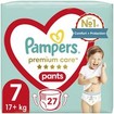 Pampers Premium Care Pants Jumbo Pack No7 (17+Kg) 27 Πάνες