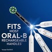 Oral-B Pro Cross Action Electric Toothbrush Head Black Replacement 2 Τεμάχια