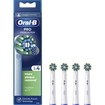 Oral-B Pro Cross Action Medium Electric Toothbrush Head Replacement White 4 Τεμάχια