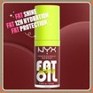 Nyx Professional Makeup Promo Gingerbread Shiny Sheer Lip Balm 3x2g & Fat Oil 4x4.8ml