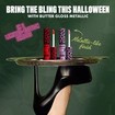 Nyx Professional Makeup Party Animals Bling Metallic Lip Butter Gloss 8ml - 02 Violet Vixen