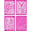 Nyx Professional Makeup Party Animals Stencils Kit 4 Τεμάχια