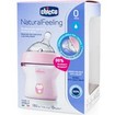 Chicco Natural Feeling Plastic Bottle 0m+ 150ml, 1 Τεμάχιο - Ροζ