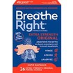 Breathe Right Original Extra Strenght Nasal Strips 26 Τεμάχια