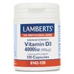 Lamberts Vitamin D3 4000iu 100μg 120caps