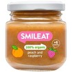 Smileat Organic Peach & Raspberry Small Jar 6m+, 130g