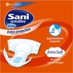 Σετ Sani Sensitive Extra Protection Day & Night No2 Medium 70-100cm 30 Τεμάχια (2x15 Τεμάχια)