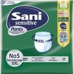 Sani Sensitive Pants Ελαστικό Εσώρουχο Ακράτειας 14 Τεμάχια - No5 XXLarge