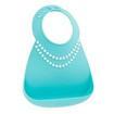 MakeMyDay Baby Bib Κωδ 70100, 1 Τεμάχιο - Tiffany Blue W/Pearls