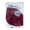 Famex Mask Μάσκα Προστασίας μιας Χρήσης FFP2 NR KN95 σε Μπορντό Χρώμα 1 Τεμάχιο