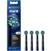 Oral-B Pro Cross Action Electric Toothbrush Head Replacement Black 4 Τεμάχια