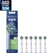 Oral-B Pro Cross Action Medium Electric Toothbrush Head White 6 Τεμάχια