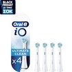 Oral-B iO Ultimate Clean Brush Heads White 4 Τεμάχια