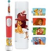 Oral-B Promo The Lion King Vitality Pro Kids Electric Toothbrush 3+ Years Άσπρο - Κόκκινο 1 Τεμάχιο & Θήκη Μεταφοράς 1 Τεμάχιο