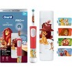 Oral-B Promo The Lion King Vitality Pro Kids Electric Toothbrush 3+ Years Άσπρο - Κόκκινο 1 Τεμάχιο & Θήκη Μεταφοράς 1 Τεμάχιο