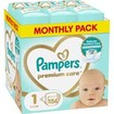 Pampers Premium Care Monthly Pack Νο1 (2-5kg) 156 Τεμάχια (3x52 Τεμάχια)