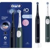 Oral-B Promo iO Series 2 Clean & Care Electric Toothbrush Black & Dark Green 2 Τεμάχια