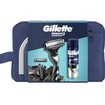 Gillette Promo Mach 3 Charcoal Razor 1 Τεμάχιο & Replacement Razors 2 Τεμάχια & Series Cleansing Shaving Gel 200ml & Νεσεσέρ 1 Τεμάχιο 