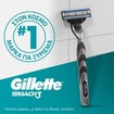 Gillette Promo Mach 3 Charcoal Razor 1 Τεμάχιο & Replacement Razors 2 Τεμάχια & Series Cleansing Shaving Gel 200ml & Νεσεσέρ 1 Τεμάχιο 