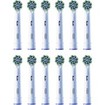 Oral-B Pro Cross Action Medium Electric Toothbrush Replacement Head White 12 Τεμάχια